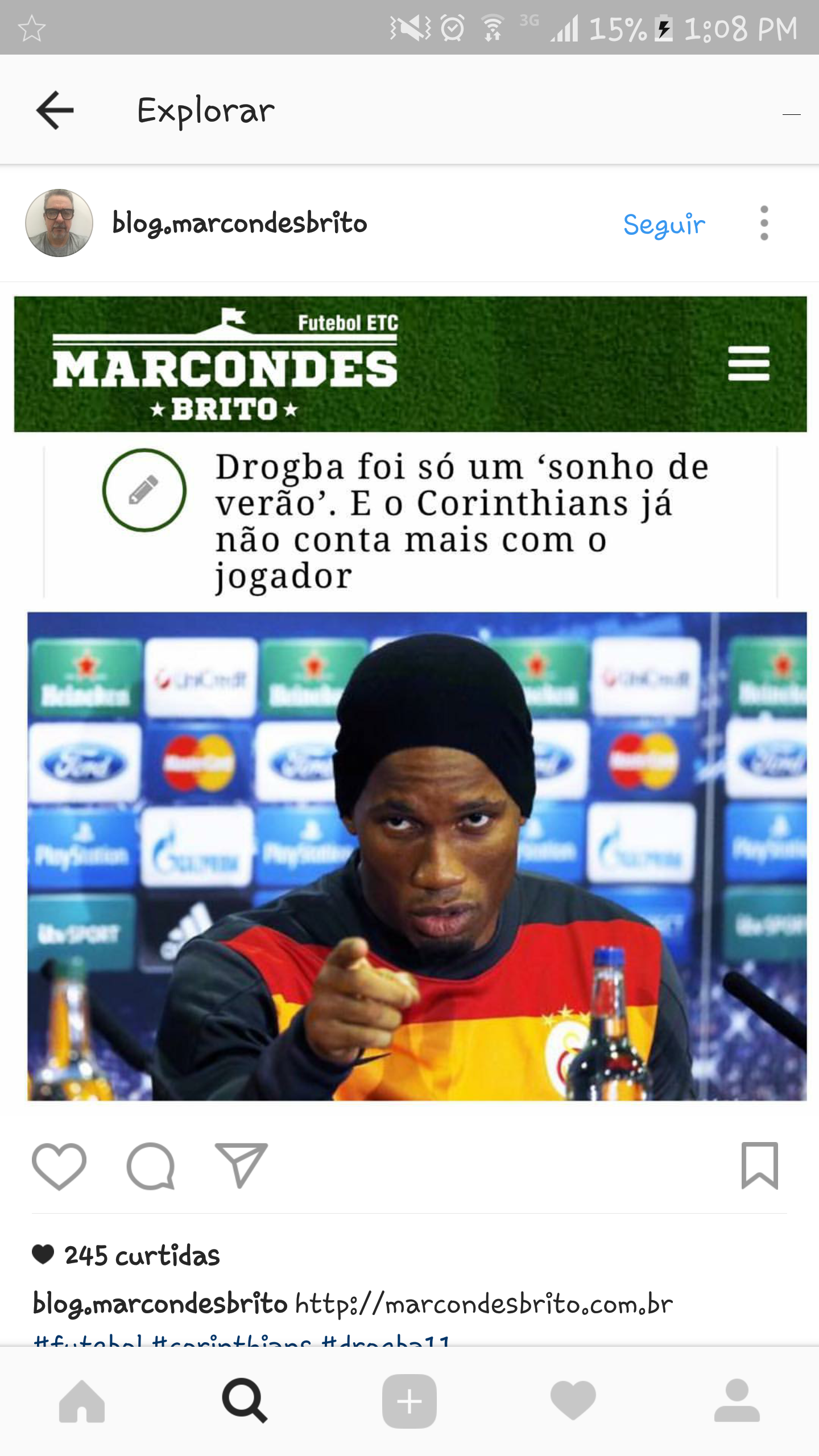Drogba chega?