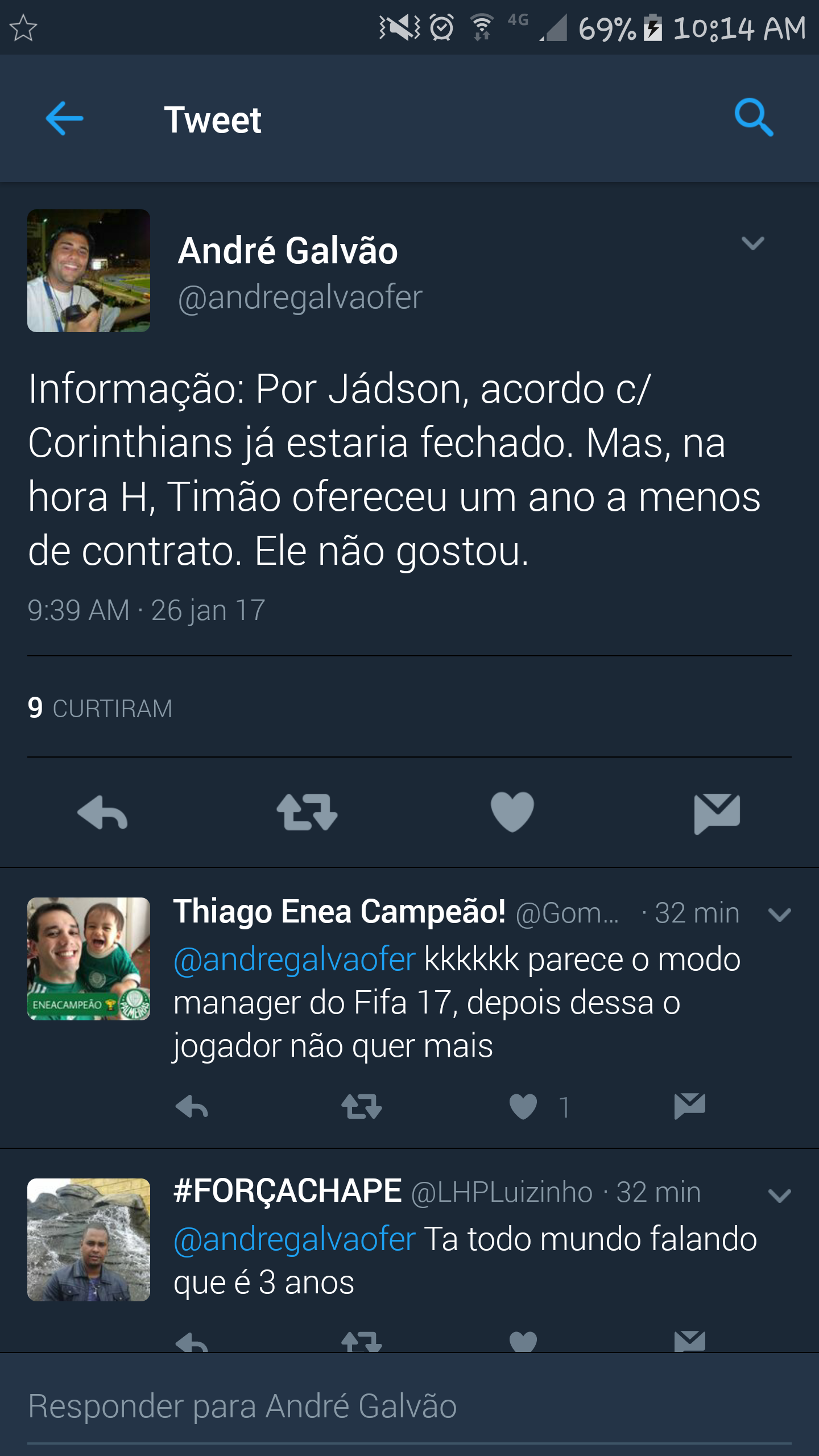 Jadson informa��o