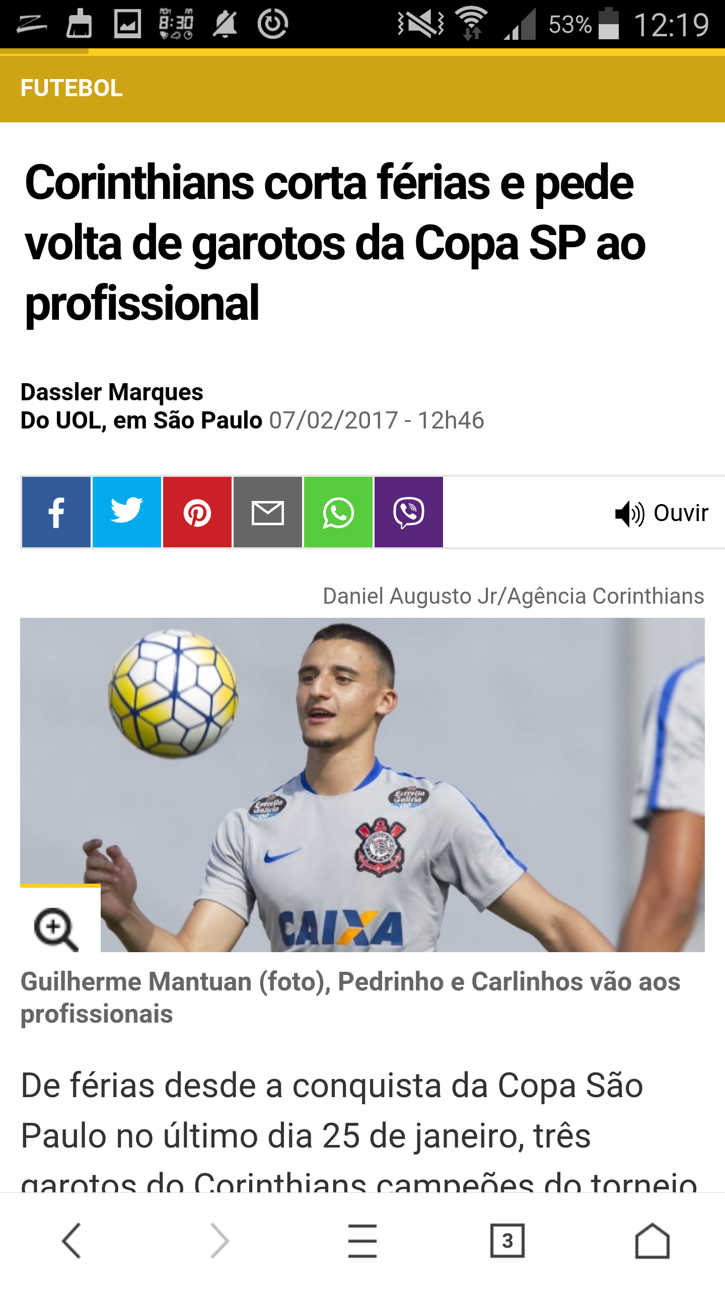 Subindo para o profissional!