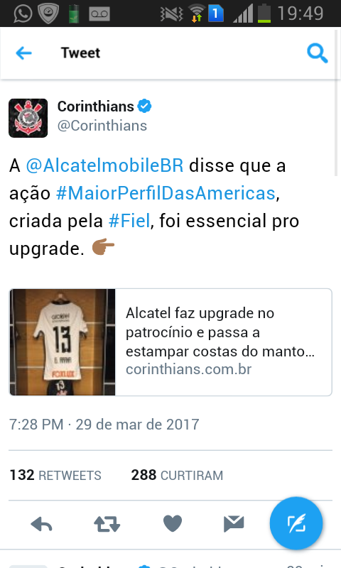 #MaiorPerfilDasAmericas