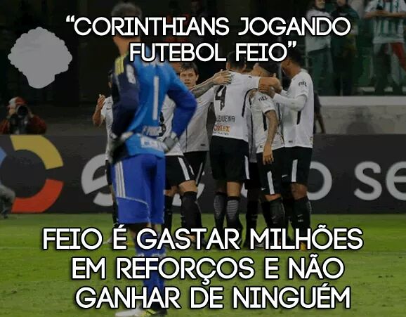 No tem cabimento falar que o Corinthians joga feio! VEJA