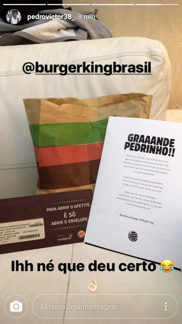Pedrinho e Burger King kkkkk