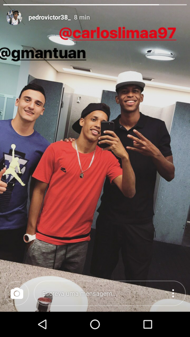A base do meu time vem forte, obrigado!