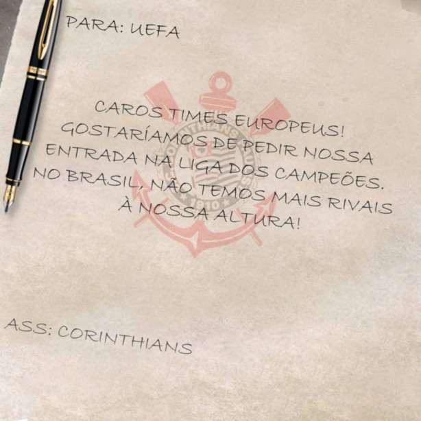 Corinthians Sendo Sincero!
