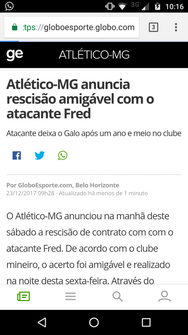 Fred est livre no mercado