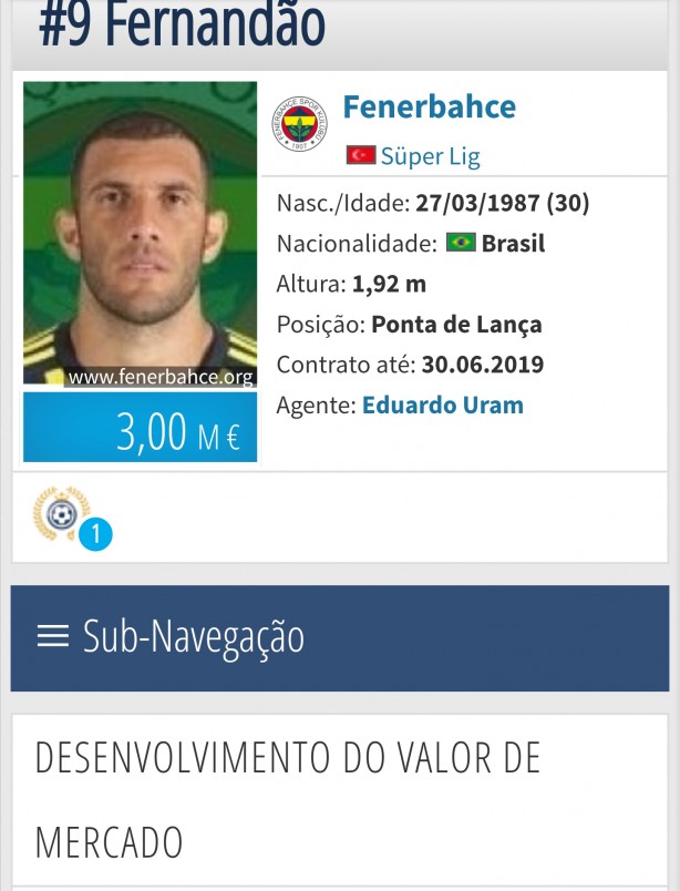 Fernand�o TransferMarket