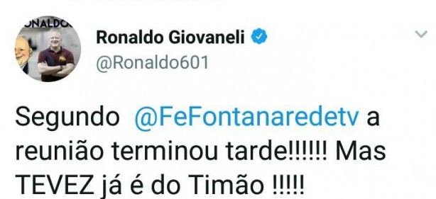 Tevez voltou!