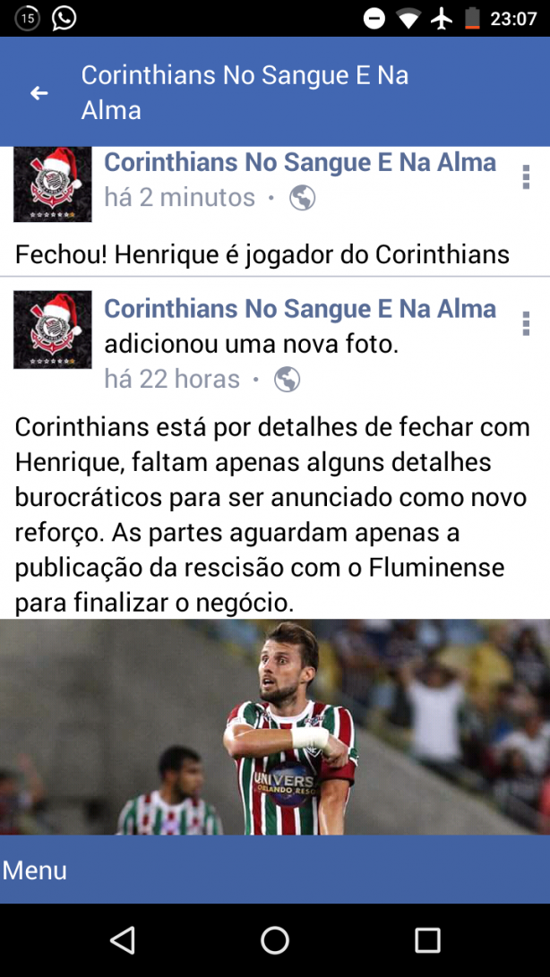 Henrique  do Corinthians!
