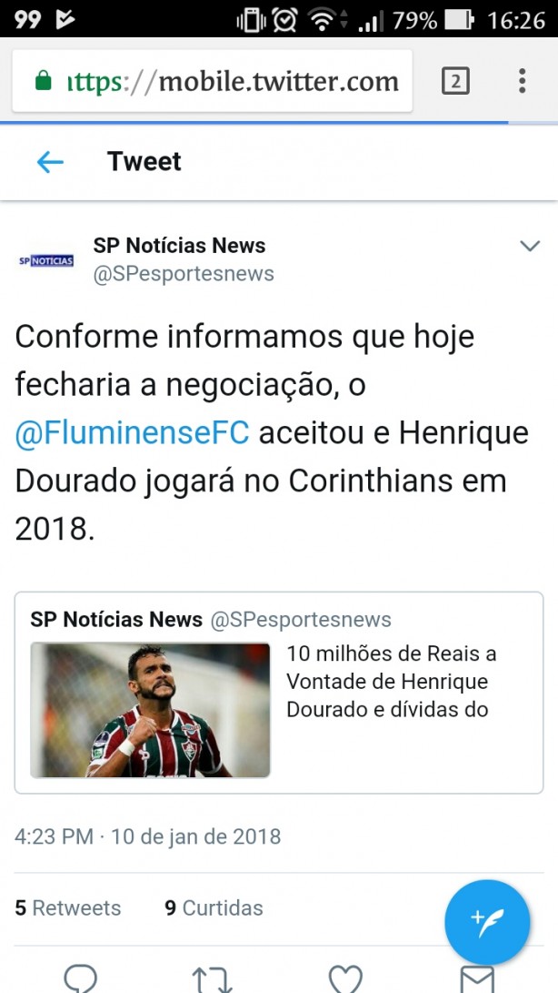 Fechou?...