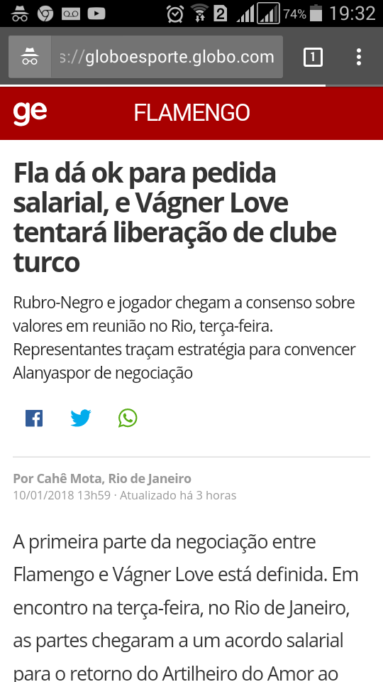 Love no Flamengo