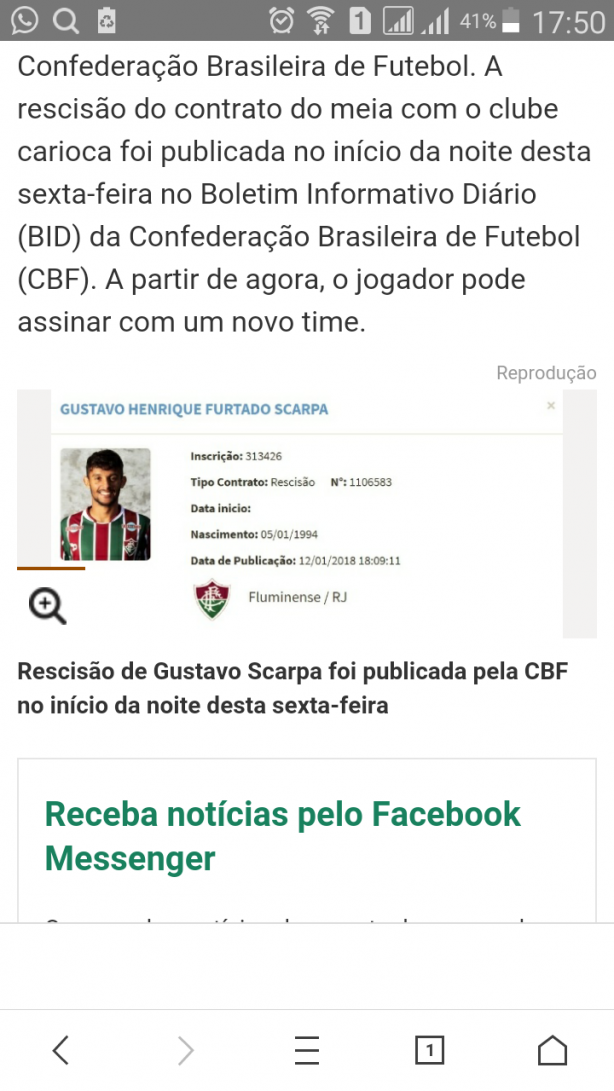 urgente sobre o scarpa!