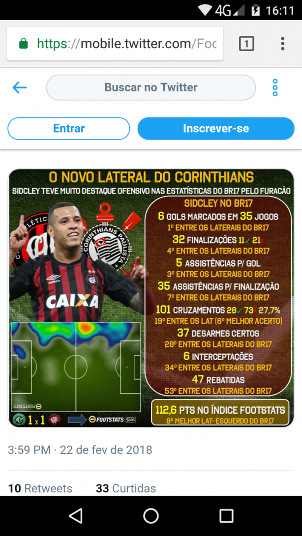 N�meros do Sidcley no BR-17