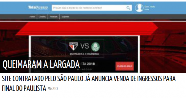 Para mim queimaram outra coisa.