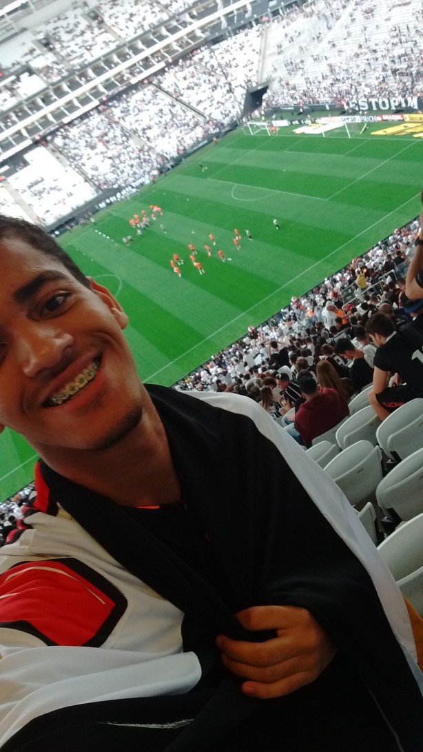 Estive na arena e...