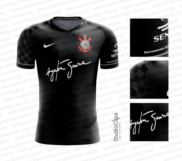 Esboo Camisa Corinthians 3 camisa