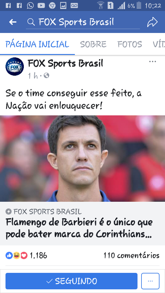 Essa Fox já puxa saco desse Flamengo