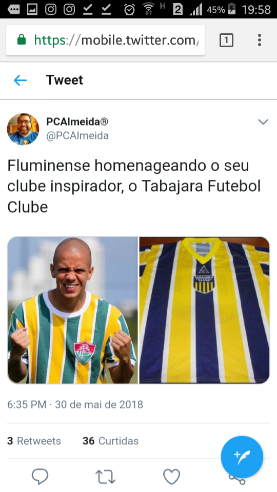 Nova camisa do Florminense foi inspirada na do Tabajara F.C.?