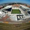 Vista do alto  possvel ver toda a grandiosidade da Arena Corinthians