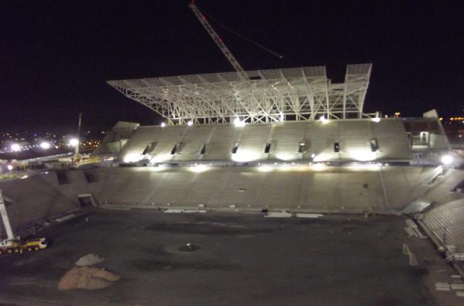 Arena Corinthians: fotos noturnas da obra - que no pra nem pro fim de ano