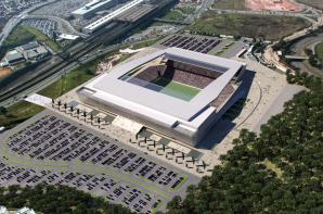 Maquete do est�dio do Corinthians