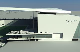 Maquete do futuro est�dio do Corinthians
