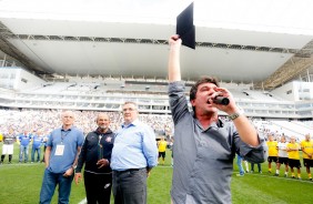 Arena Corinthians, que tem Andrs Sanchez como homem-forte, sofre com dvidas de sua construo