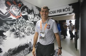 Carille comandou o Corinthians na derrota para o Fluminense e na vitria sobre o Botafogo