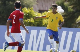 Vitinho foi destaque na vitria do Brasil sobre o Chile em julho