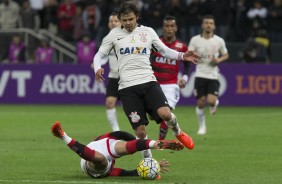 Romero foi substiudo por Marlone, autor do primeiro gol do Timo contra o Vitria.