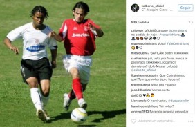 Carlos Alberto postou mensagem para o Corinthians