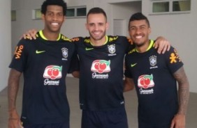 Gil, Renato Augusto  e Paulinho, ex-Corinthians, foram convocados por Tite