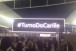 Corinthians comemora campanha do primeiro turno no telão da Arena