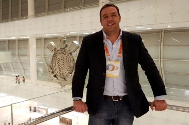 Ignacio Ruglio, dirigente do Pearol (URU), visitou a Arena Corinthians