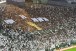 Organizadas do Corinthians provocam rival com mosaico na Arena: 'Chora Porco'