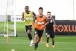 Com quatro da base, Corinthians faz treino puxado de quase duas horas no CT Joaquim Grava