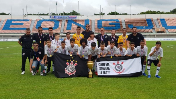 Sub-12 do Corinthians conquistou ttulo na Coreia do Sul
