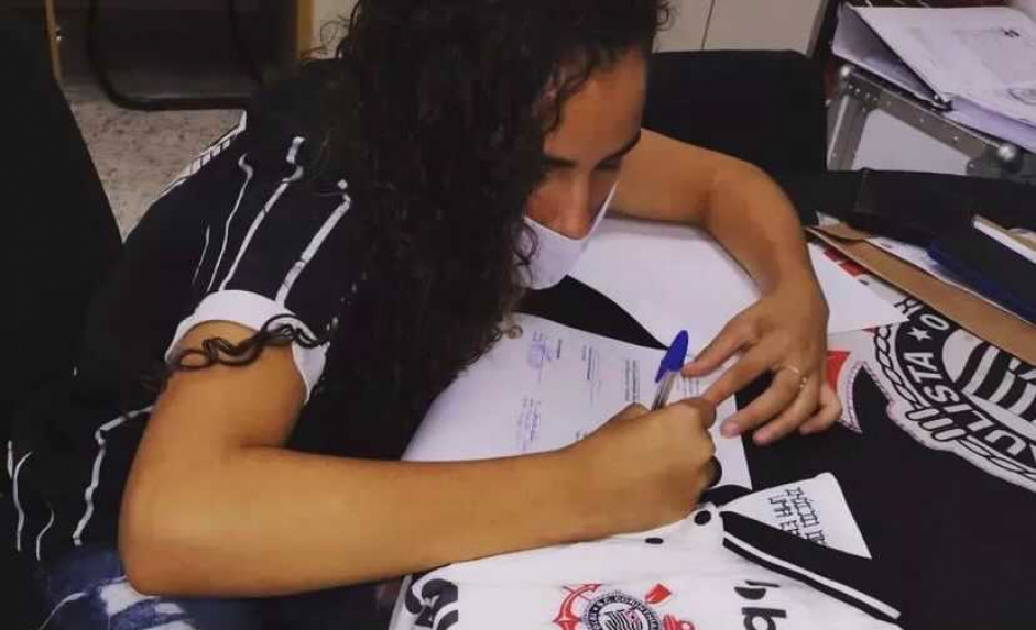 Grazy é atleta da base do Corinthians desde 2019