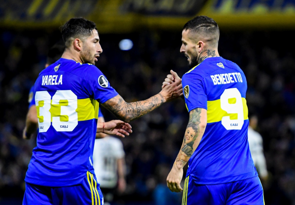 Varela e Benedetto serão titulares do Boca Juniors nesta terça-feira