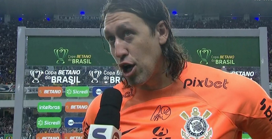 Cssio fala aps derrota do Corinthians por 2 a 0 para o Remo, pela Copa do Brasil