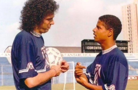 Casagrande e Marcelinho Carioca atuaram juntos no Corinthians em 1994