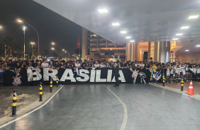 Corinthians chegou ao hotel em Braslia por volta das 19h30