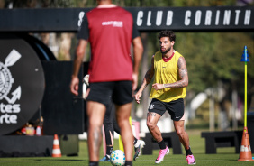Corinthians completa d�cimo dia seguido de treinamento com atividades no CT