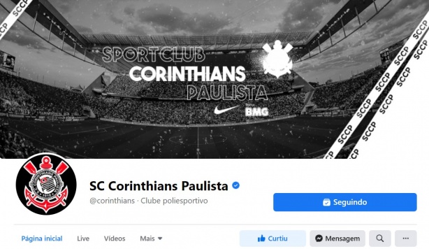 Facebook do Corinthians