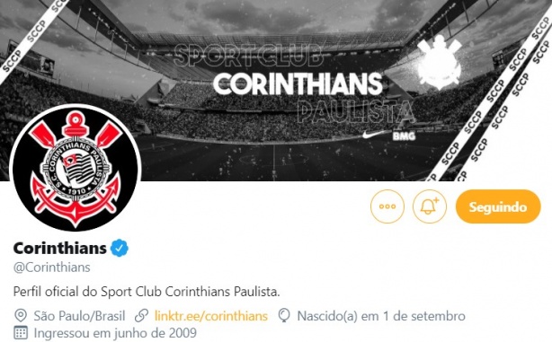 Twitter do Corinthians
