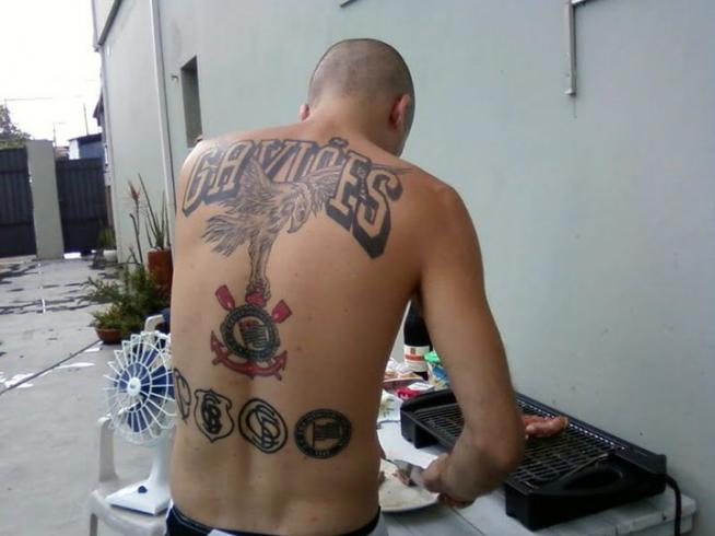 Tatuagem do Corinthians do Cau