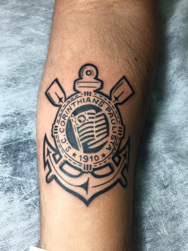 Tatuagem do Corinthians do Eric