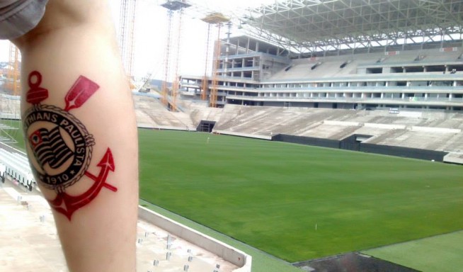 Tatuagem do Corinthians do Fbio