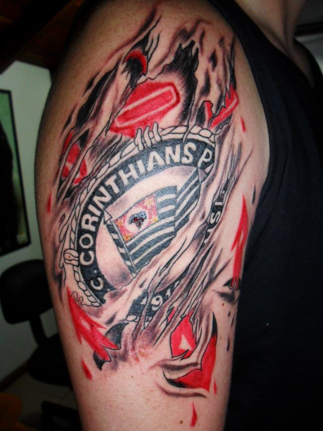 Tatuagem do Corinthians de Fabio Zanin