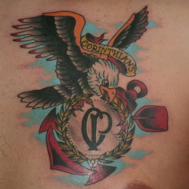 Tatuagem do Corinthians do Flavio