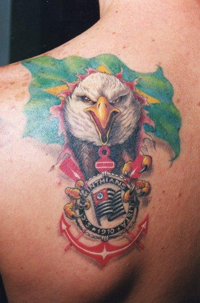 Tatuagem do Corinthians do luis